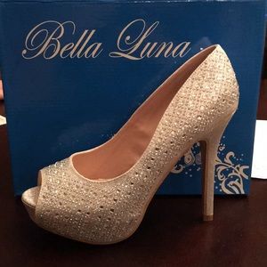 Beautiful silver heels